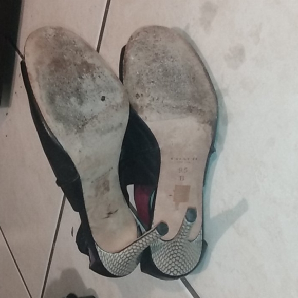 Coach Lace Up Adorable Heels Snakeskin heel - Picture 11 of 13